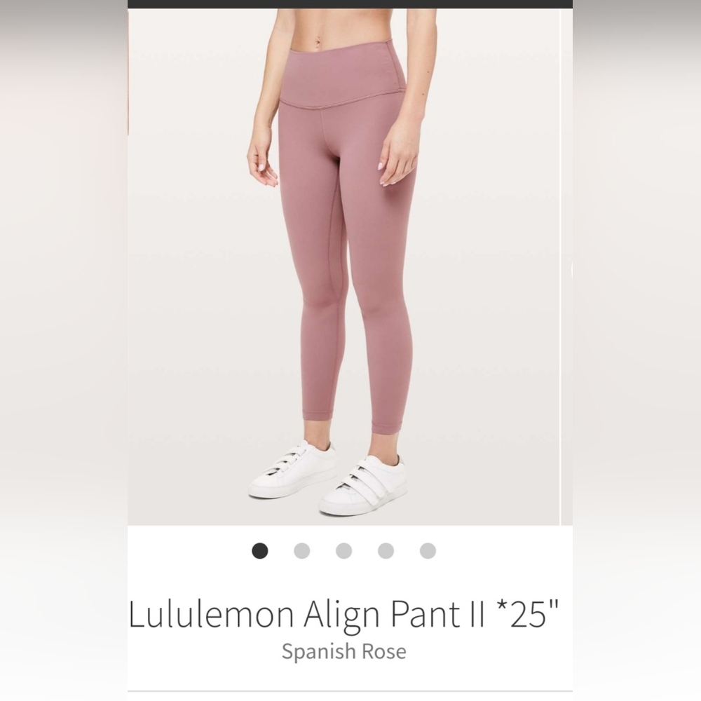 RARE NWT 🍋Lululemon🍋 Align Leggings Spanish Rose Size 2